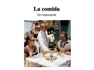 la comida