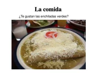 la comida