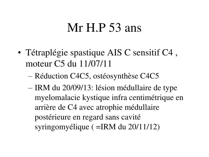 mr h p 53 ans