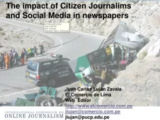 The impact of Citizen Journalims and Social Media in newspapers