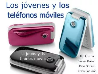 los j venes y los