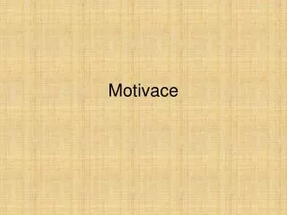 motivace