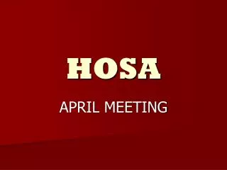 HOSA