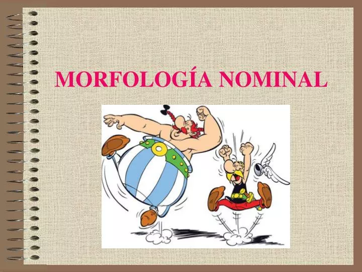 morfolog a nominal