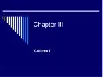Chapter III - slide 1