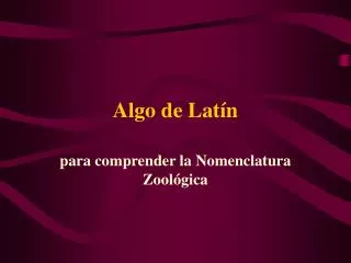 algo de lat n