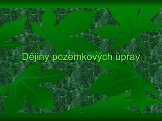 d jiny pozemkov ch prav