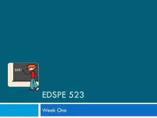 EDSPE 523