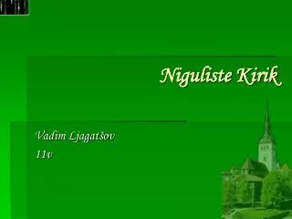 niguliste kirik