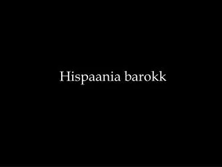 hispaania barokk