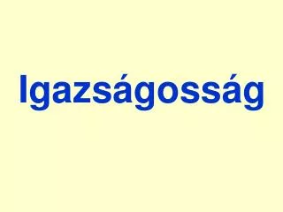 igazs goss g