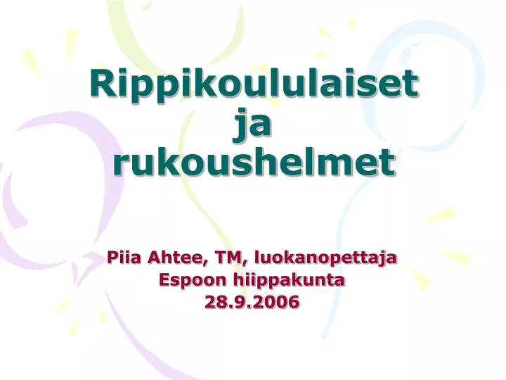 rippikoululaiset ja rukoushelmet