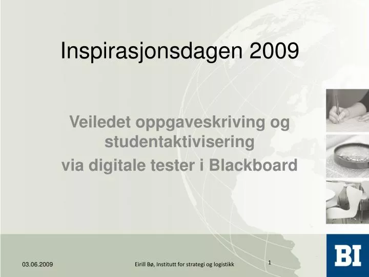 inspirasjonsdagen 2009