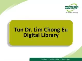 Tun Dr. Lim Chong Eu Digital Library