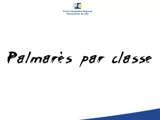 palmar s par classe