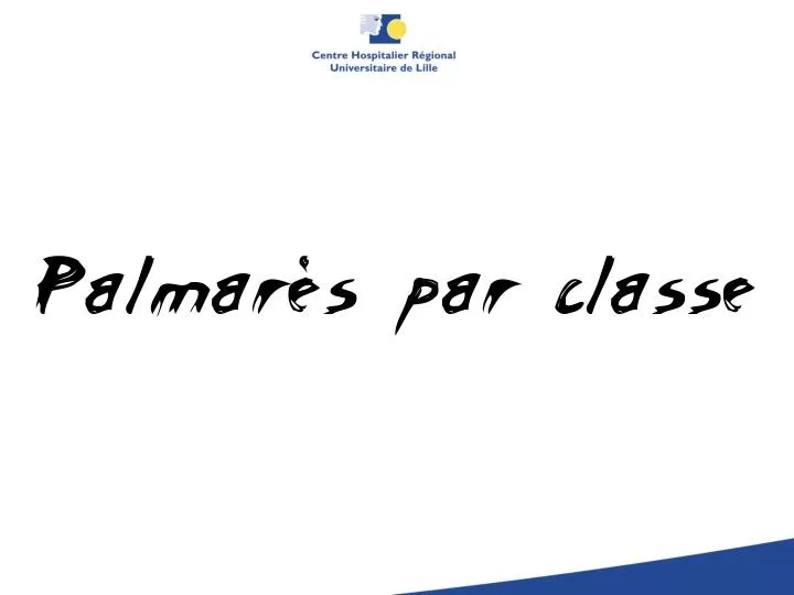 palmar s par classe