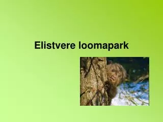 elistvere loomapark