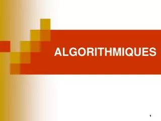 algorithmiques