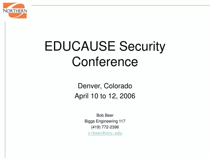 educause security conference
