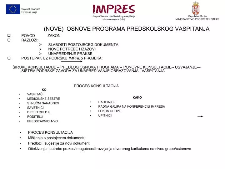 nove osnove programa pred kolskog vaspitanja