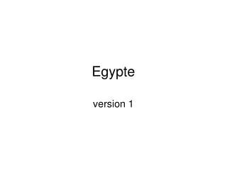 egypte