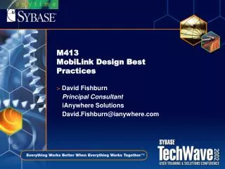 M413 MobiLink Design Best Practices