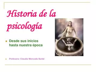 historia de la psicolog a
