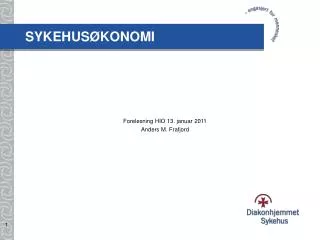 sykehus konomi