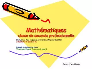math matiques classe de seconde professionnelle