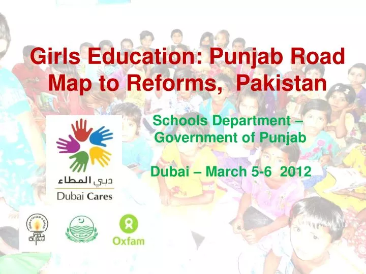 girls education punjab road map to reforms pakistan