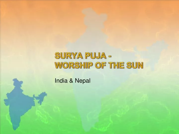 surya puja worship of the sun