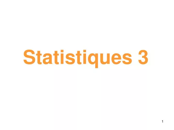 statistiques 3