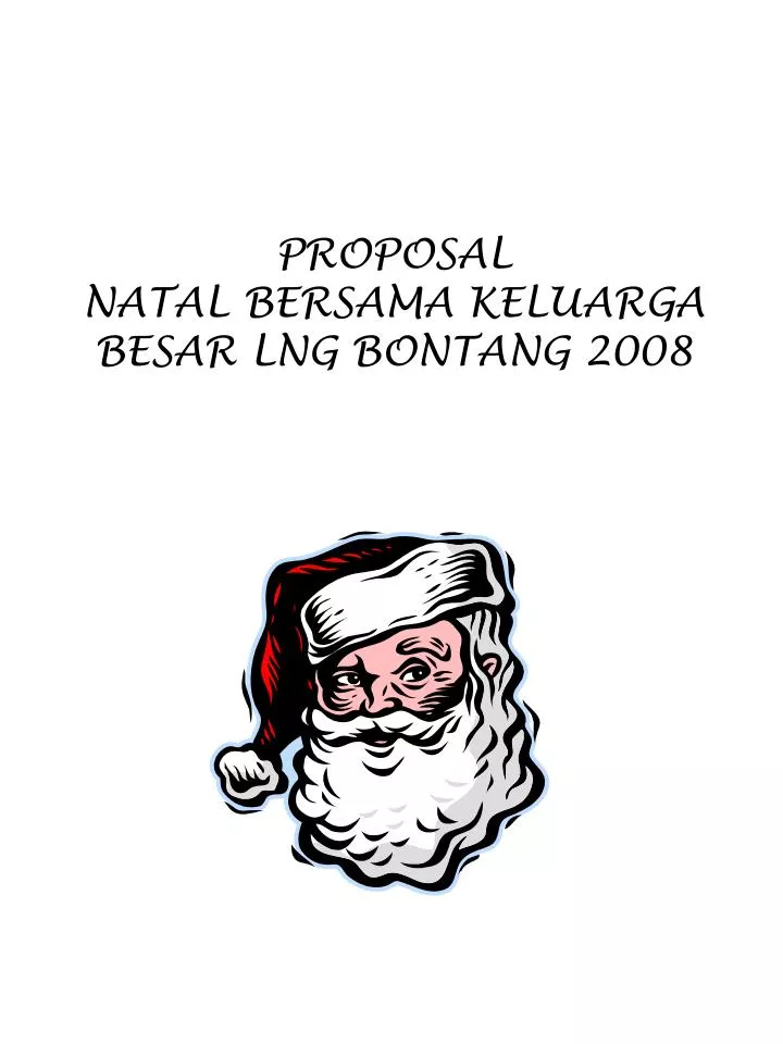 proposal natal bersama keluarga besar lng bontang 2008