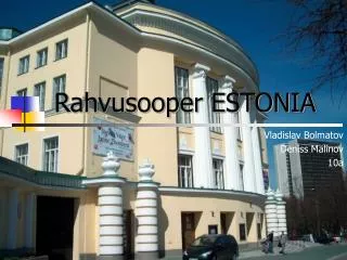 rahvusooper estonia