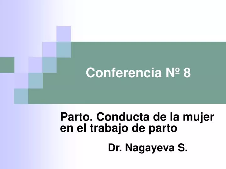 conferencia n 8