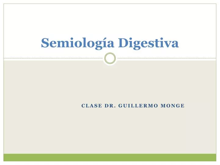 semiolog a digestiva