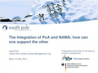 The Integration of PoA and NAMA; how can one support the other
