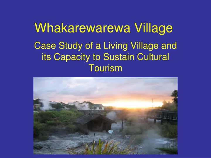 whakarewarewa village