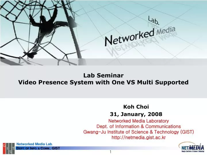 lab seminar video presence system with one vs multi supported