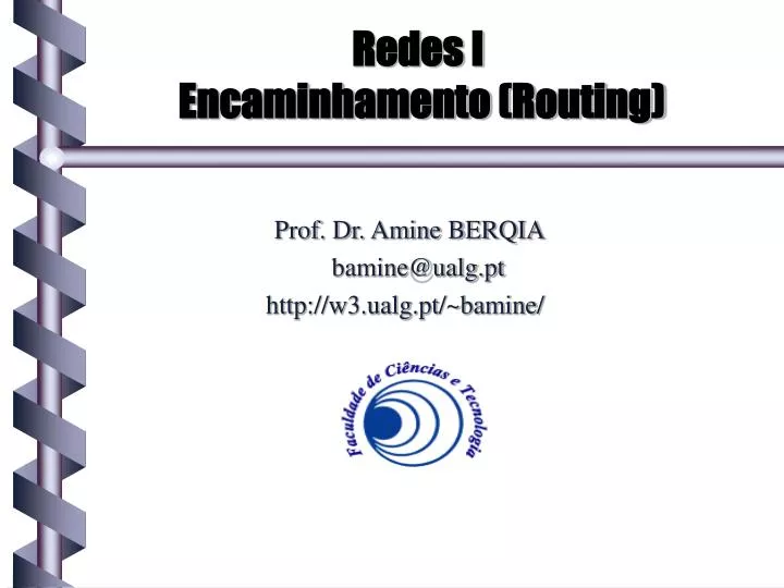 redes i encaminhamento routing