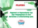 FILIPINO - slide 1