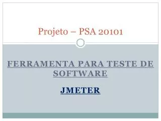 projeto psa 20101
