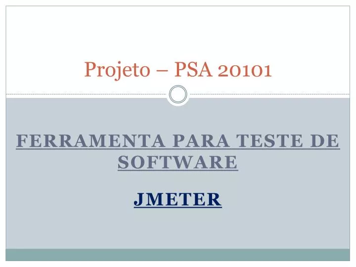 projeto psa 20101