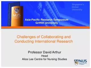 Challenges of Collaborating and Conducting International Research