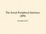 The Serial Peripheral Interface (SPI) - slide 1
