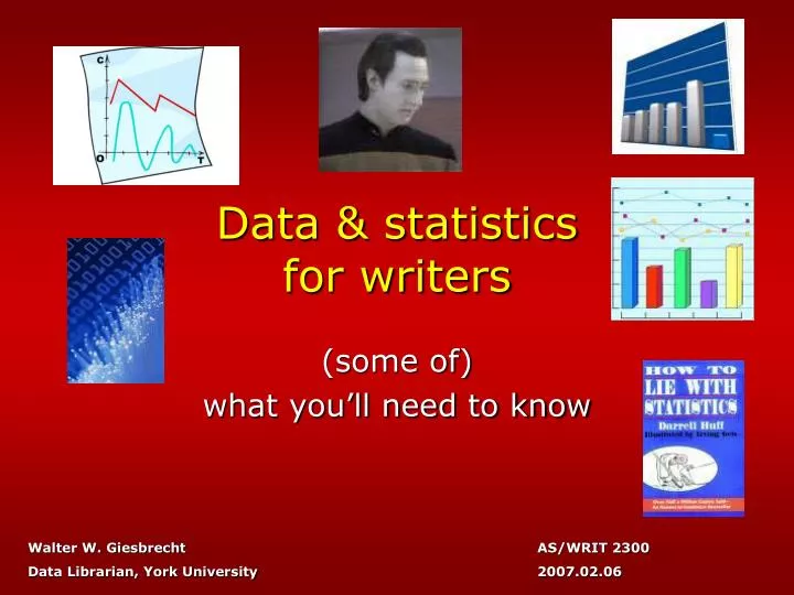 data statistics for writers