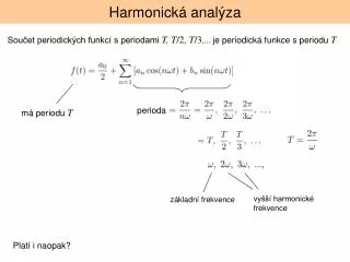 harmonick anal za