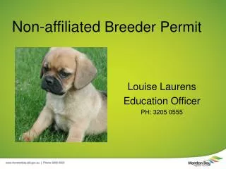 Non-affiliated Breeder Permit