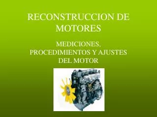 reconstruccion de motores