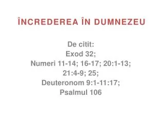 ncrederea n dumnezeu